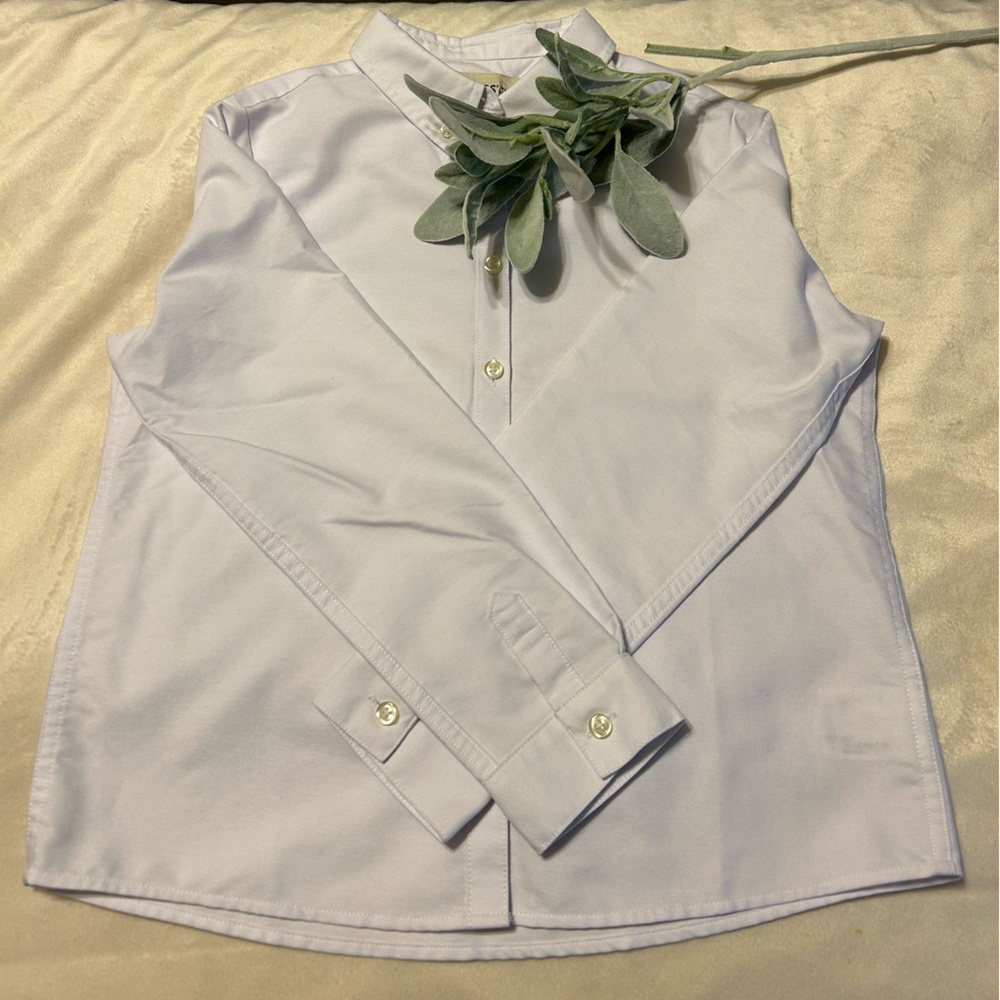Lands' End School Uniform Long Sleeve Dress Shirt